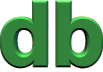 rotating db logo made with Xara 3D